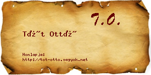 Tót Ottó névjegykártya
